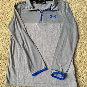 Youth medium Dri fit long sleeve quarter zip under Armour